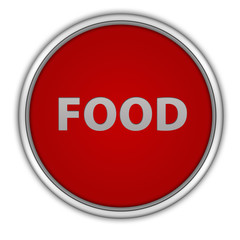 Food circular icon on white background