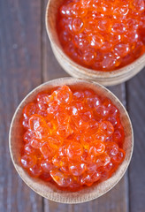 red salmon caviar