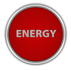 Energy circular icon on white background