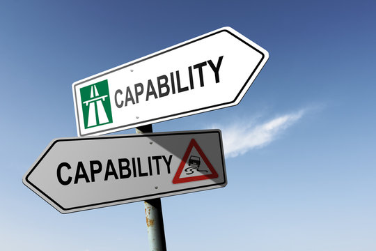 Capability Directions. Choice For Easy Way Or Hard Way.