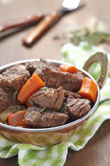 Homemade Irish Beef Stew with Carrots
