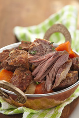 Homemade Irish Beef Stew with Carrots
