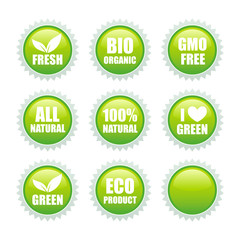 eco green labels collection