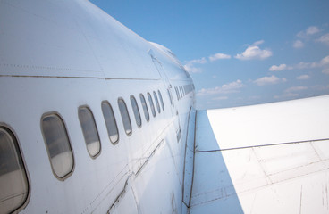 Boeing 747  in the air