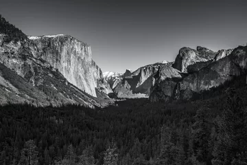 Foto op Aluminium Yosemite National Park Black and white © srongkrod