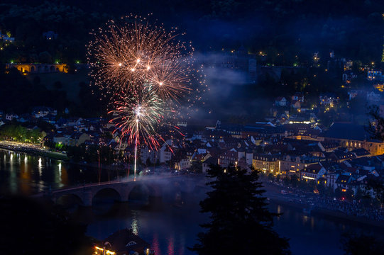 Firework in Heidelberg