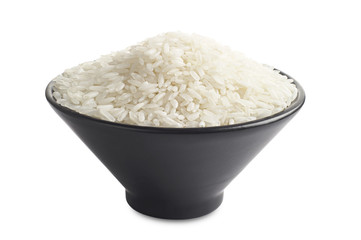 White rice in bowl