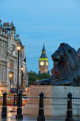Obraz na płótnie Canvas The Palace of Westminster Big Ben, London