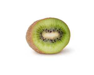 Fototapeta na wymiar Half Of Juicy Kiwi Fruit