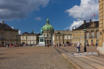 Schlossplatz in Kopenhagen