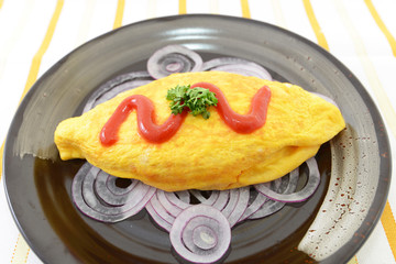 美味しそうなオムライス