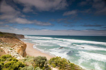 On the way down too 12 Apostles Victoria Melbourne Australia
