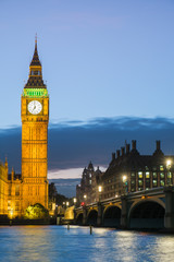 Fototapeta na wymiar The Palace of Westminster Big Ben, London