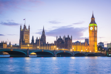 Fototapeta na wymiar The Palace of Westminster Big Ben, London