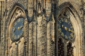 Fototapeten Detail of the Cathedral of Saints Vitus, Prague. © Sergey Kohl