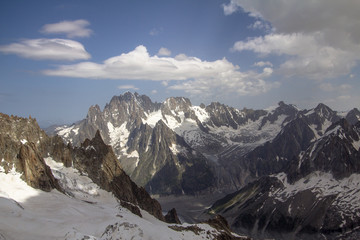Obraz premium Mont Blanc massif in the Alps