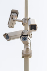 Cameras on a pole