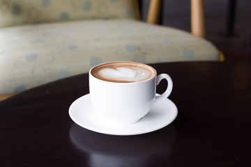 A Latte Coffee art