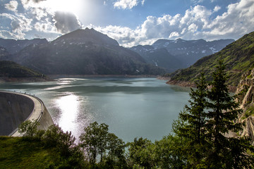 Obraz na płótnie Canvas Lac d'Emosson, Alps in Switzerland