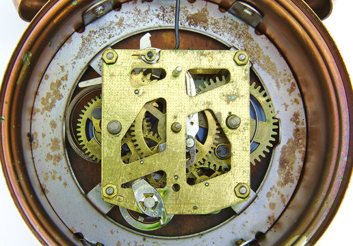 Alarm clock inside mechanism