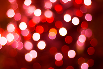 color lights bokeh