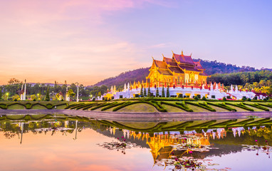 Fototapeta premium Royal Flora temple (ratchaphreuk)in Chiang Mai,Thailand