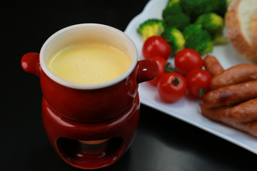 チーズフォンデュ