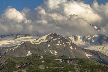 Fototapeta na wymiar Mont blanc massif