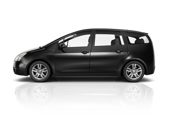 Illustration of Transportation Technology Car Concept