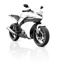 Fototapeta na wymiar Illustration of Transportation Sport Motorbike Racing Concept