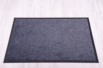 Grey carpet on floor close-up