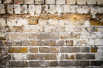 dirty brick wall, grungy red, white & grey texture background