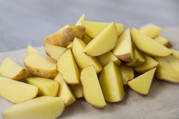 Fresh potatoes