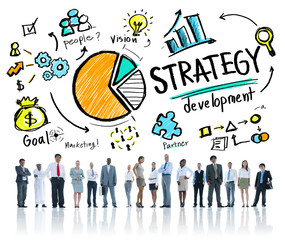 Strategy Development Goal Marketing Vision Planning Concept