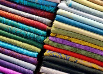 Colorful scarfs