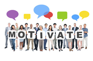 Motivate Business People Team Teamwork Success Strategy Concept