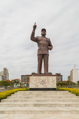 Statue of Samora Moisés Machel at Independence  Square