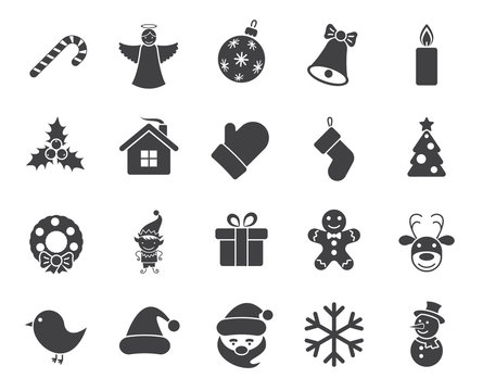 christmas clip art black and white free