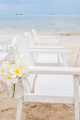 Chair setting for Wedding