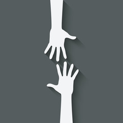 helping hand symbol