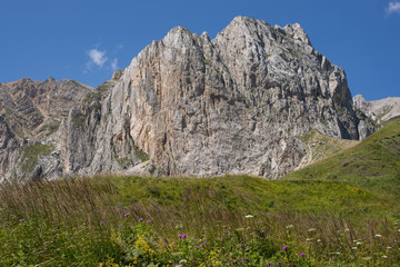 Majestic mountain landscapes of the Caucasian reserve