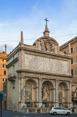 Fototapeta na wymiar Fountain of Moses, Rome