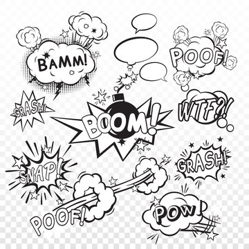 Comic boom set