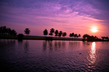 evening sky kerala
