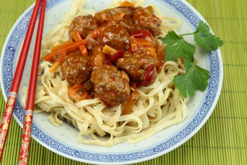 boulettes sauce aigre douce