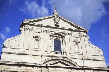 Fototapeta na wymiar Sant'Andrea della Valle Church, Rome Italy