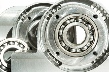 Mounted roller bearing unit blank. Mechanical engineering.