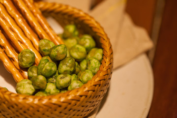 Desserts and Food ; Decorating desserts and food that was prepar