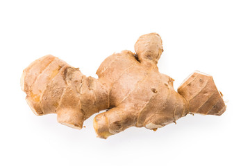Ginger isolated on white