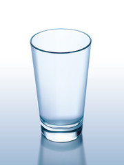 Empty glass. Vector illustration